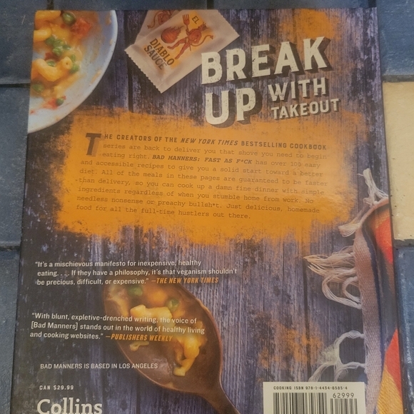 Vegan cookbook - Bad Manners Fast as F*ck - Picture 2 of 2